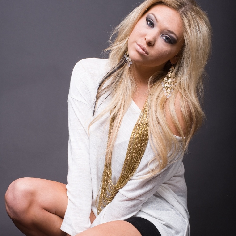 Layered gold necklace